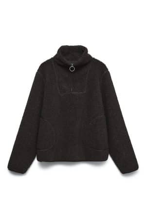 VMFLASH TEDDY ANORAK ENT CHOCOLATE