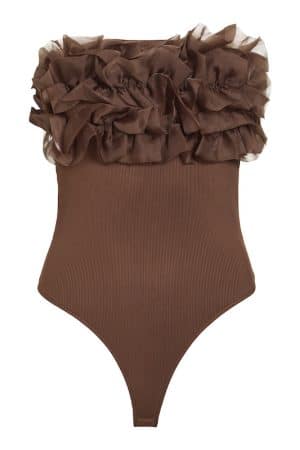 VITOVE S/L BODYSTOCKING/2/KA COFFEE BEAN
