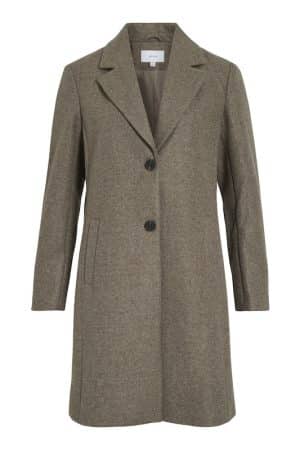 VICLAUDIA BUTTON COAT NOOS FALCON/MELANGE