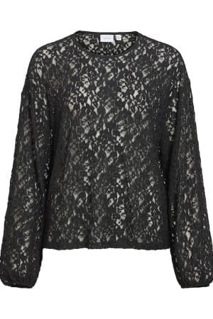 VIALDEIA O-NECK L/S TOP SORT