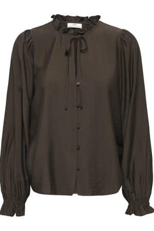 JDYVENUS L/S V-NECK STRING  COFFEE BEAN