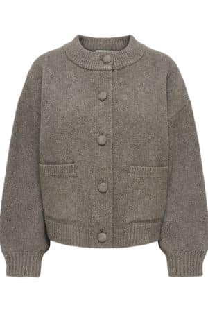 JDYKIMIE LIFE L/S ON JACKET CA MULCH