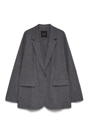 VMTEXAS LS LOOSE STUDS BLAZER  DARK GREY