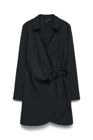 VMEVELIN LS WRAP SHORT DRESS SORT