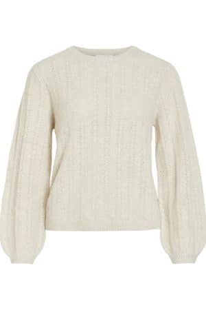VILIGA POINTELLE L/S O-NECK TO BIRCH/MELANGE